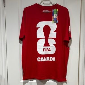 FIFA Canada Red Graphic Tee